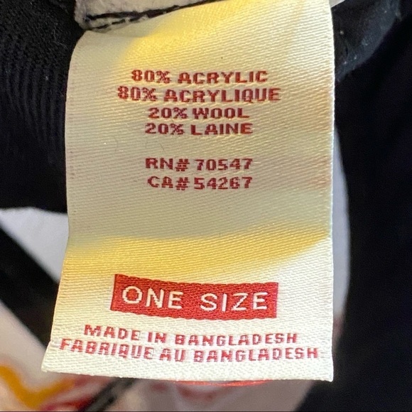 47 Brand Miami Heat Flat Brim Snapback Wool Blend Hat Cap One Size - Picture 9 of 10